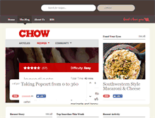 Tablet Screenshot of blog.foodily.com
